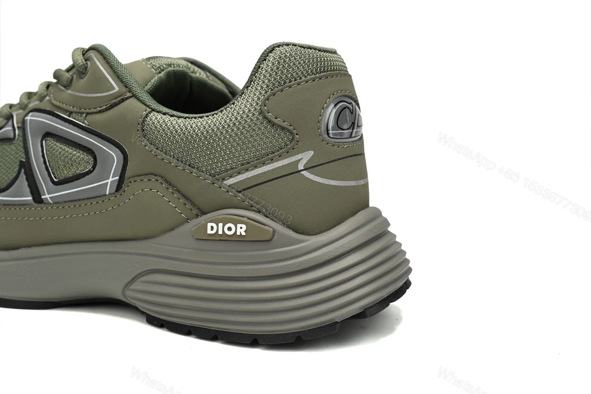 View 3 of Dior B30 Low Top Olive 3SN279ZRD_H680