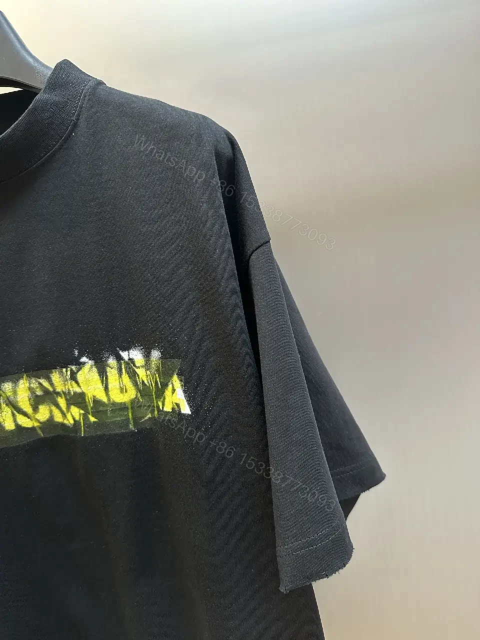 View 10 of Bold Neon Bar Graphic Tee: Oversized Streetwear Comfort