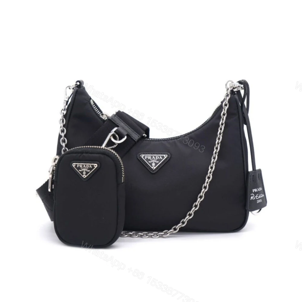 Prada Re Edition 2005 Re Nylon Bag Black 26Cm — view 1