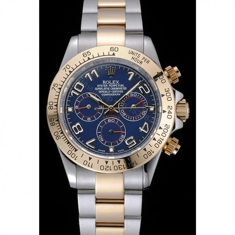 View 2 of Replica Rolex Daytona Blue Dial 1454246