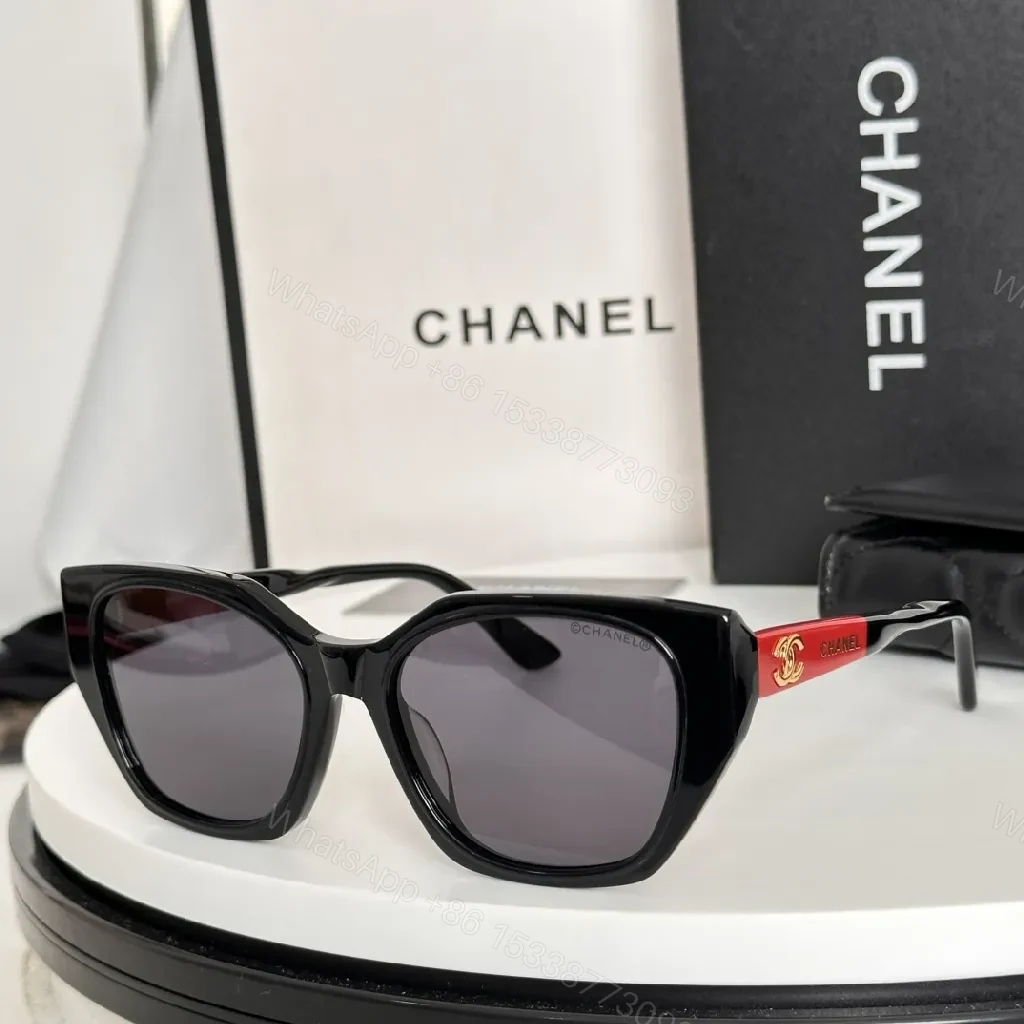 View 2 of Tortoise Shell Sunglasses with Gold Detailing – Luxe Eyewear
