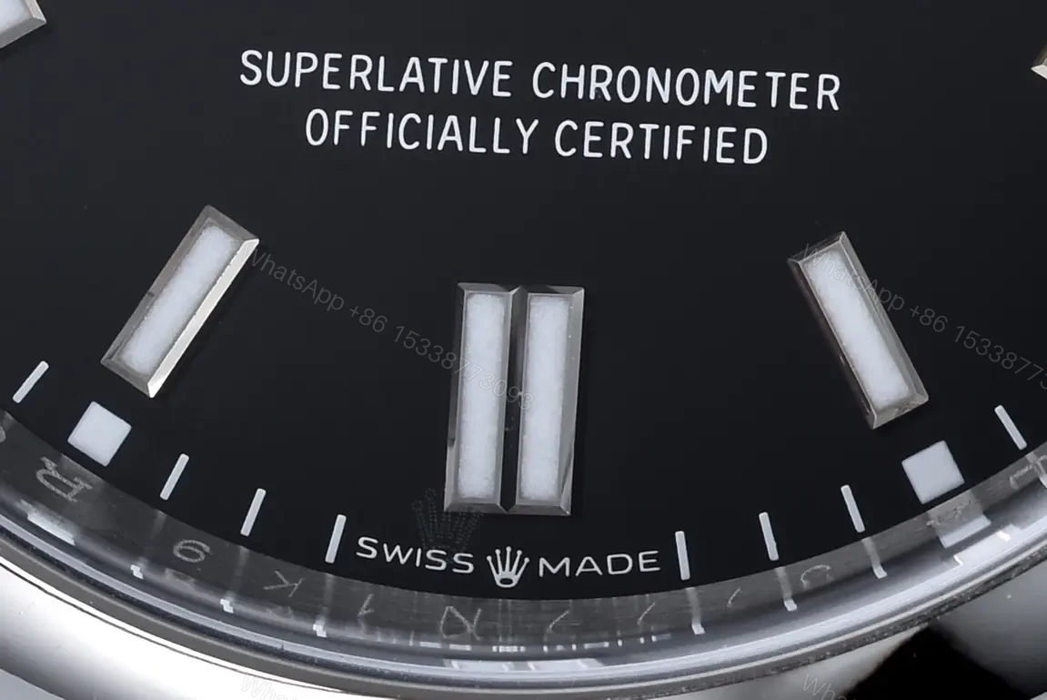 View 3 of Rolex Datejust 41 Stainless Steel Smooth Oyster Black Dial 126300-0011
