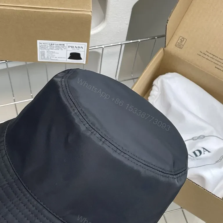 View 7 of Prada Nylon Bucket Hat: Sleek City Luxe silhouette