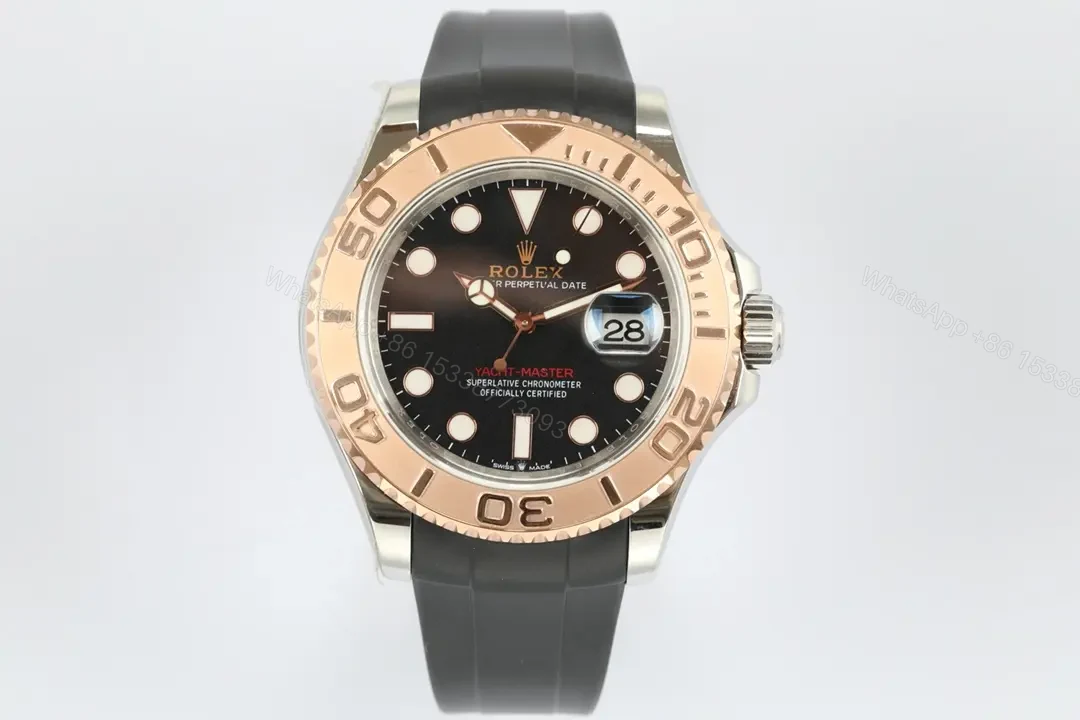 BT Factory Clean Factory Rolex Yacht-Master 40 Black Rose Gold — view 1