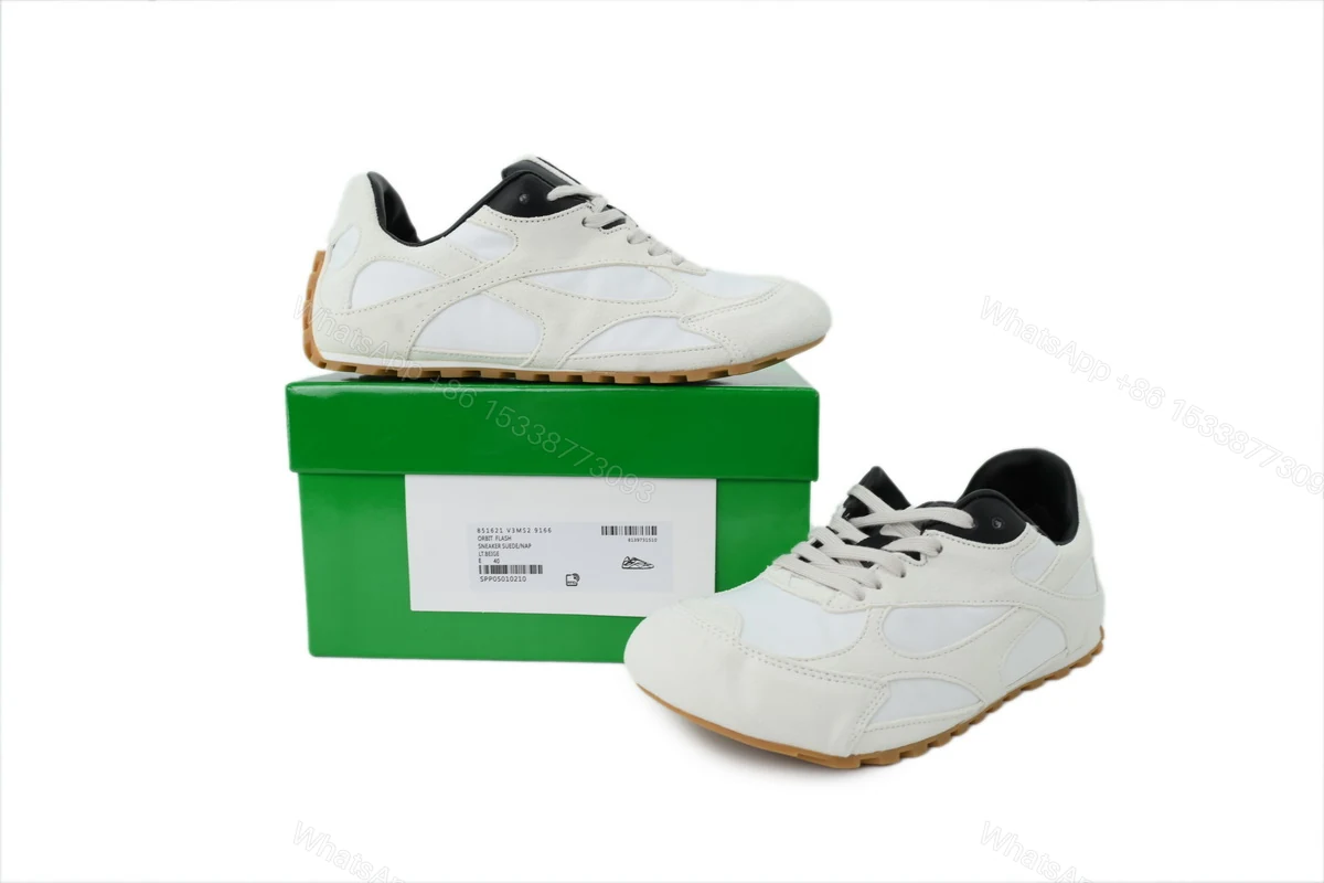 View 6 of Bottega Veneta Orbit Sneaker 'Light Beige' 851621 V3MS2 9166