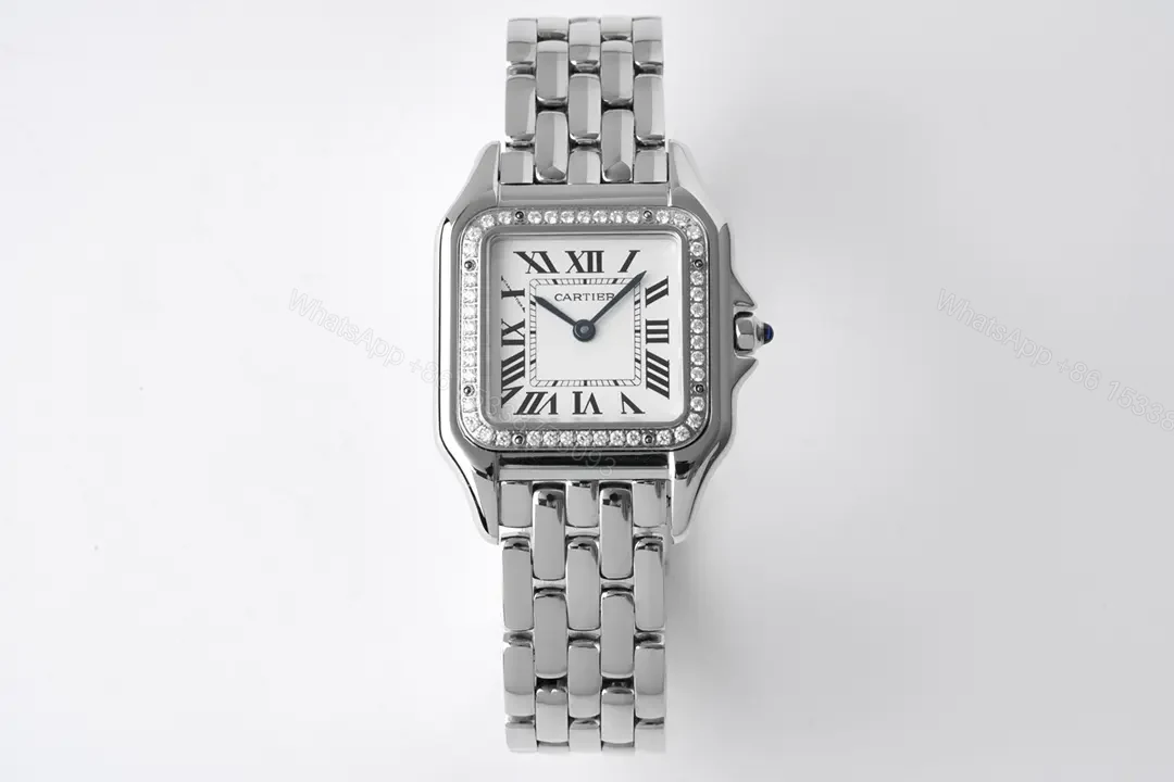V9 Factory Cartier Panthère de Cartier Silver Dial Stainless Steel Watch – 27x37mm — view 1