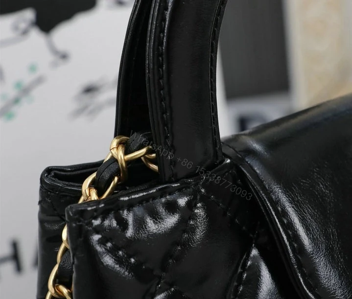 View 4 of Chanel Mini Kelly Shopping Tote Bag XE7TD55 – Black
