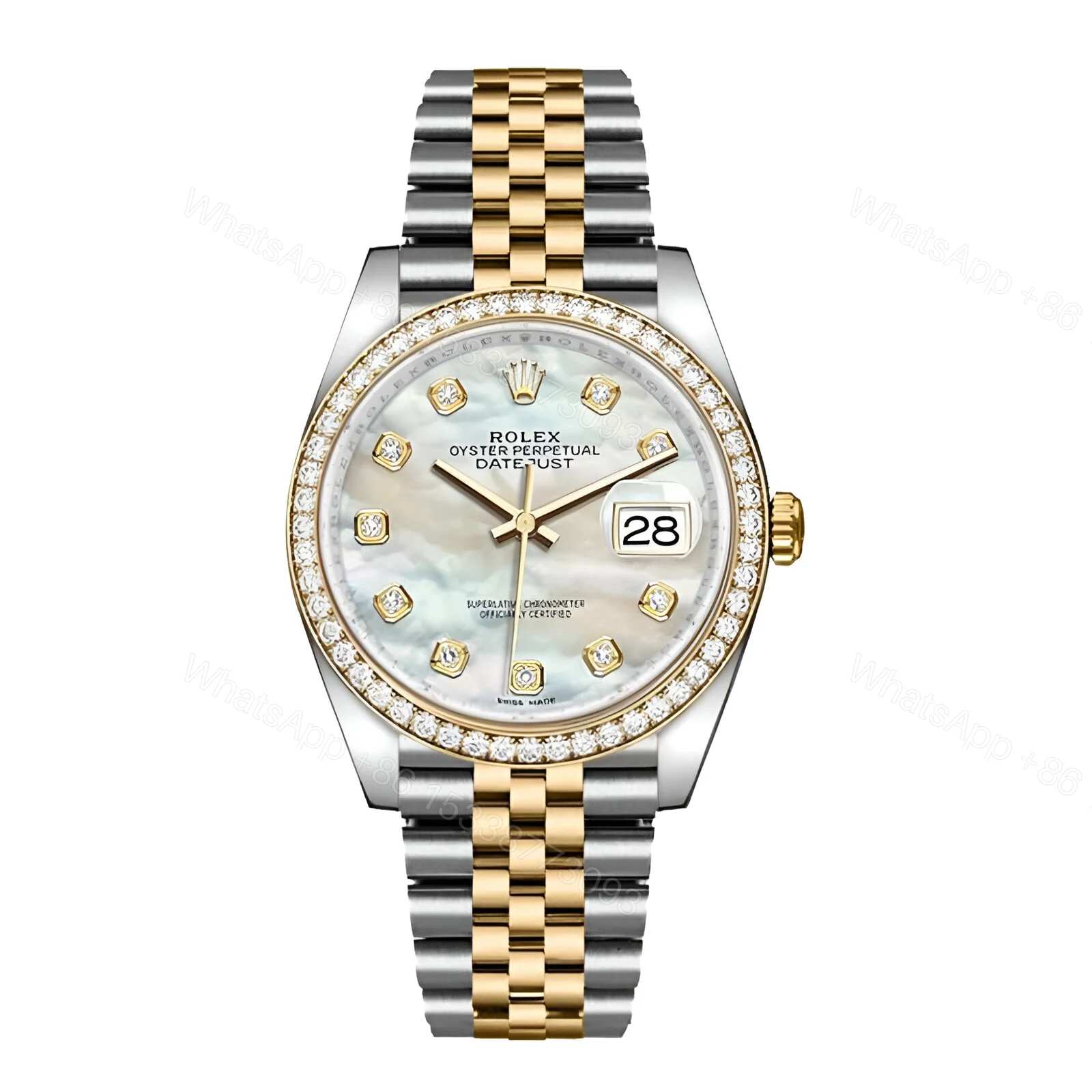 Rolex Datejust Mother Of Pearl 116243 Jubilee Replica — view 1