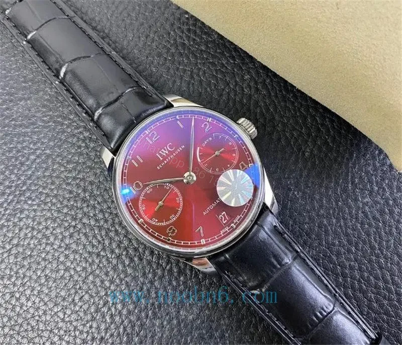 View 7 of Super Replica IWC Portugieser Red Dial Watch