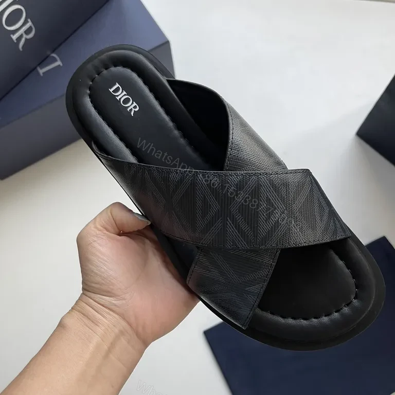 Effortless Luxe Monogram Slide - Designer Comfort Sandal — view 1