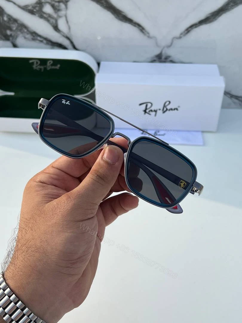 View 5 of First Copy RayBan 06 Blue Sunglasses