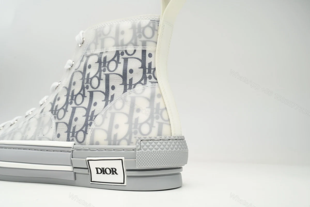 View 8 of Dior B23 HT Oblique Transparency High White Blue Gray