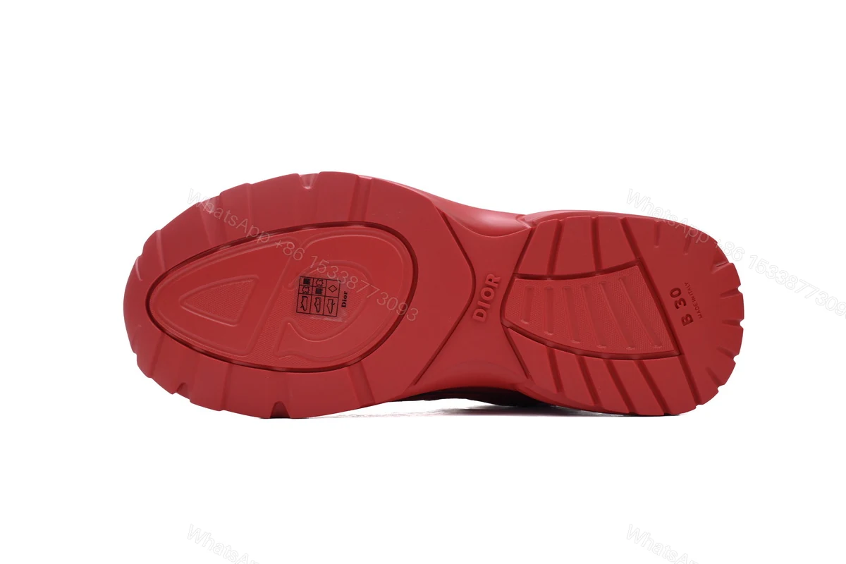 View 4 of Dior B30 Sneakers Red