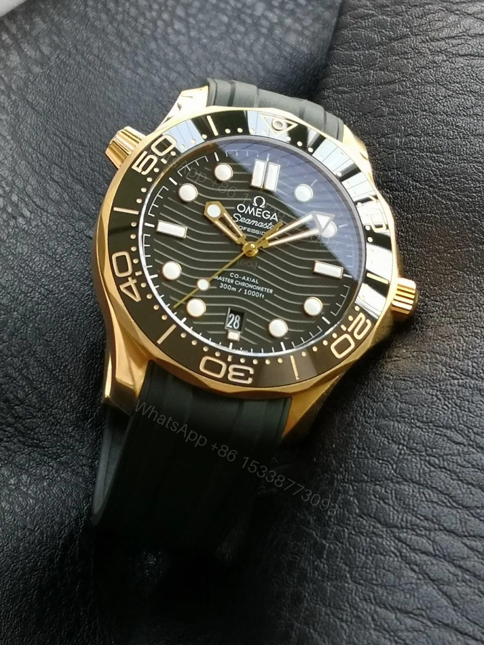 View 2 of Omega Seamaster Diver 300 Dark Green 42Mm