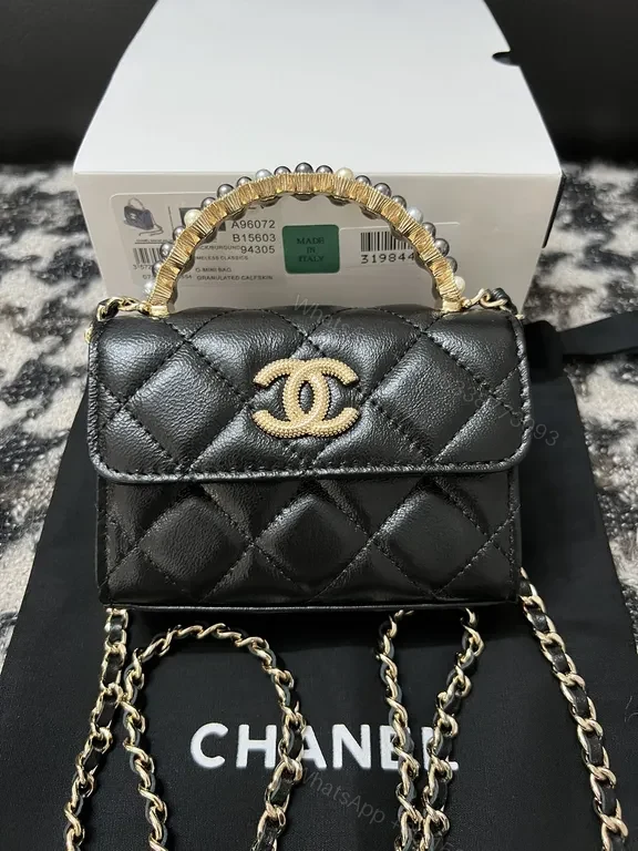 Chanel-Inspired Quilted Mini Crossbody: Luxe Everyday Bag — view 1