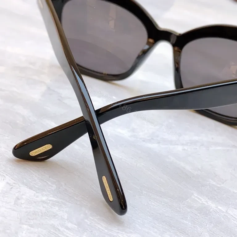 View 2 of Tom Ford Cat-Eye Sunglasses â€“ Premium Acetate, Gradient UV