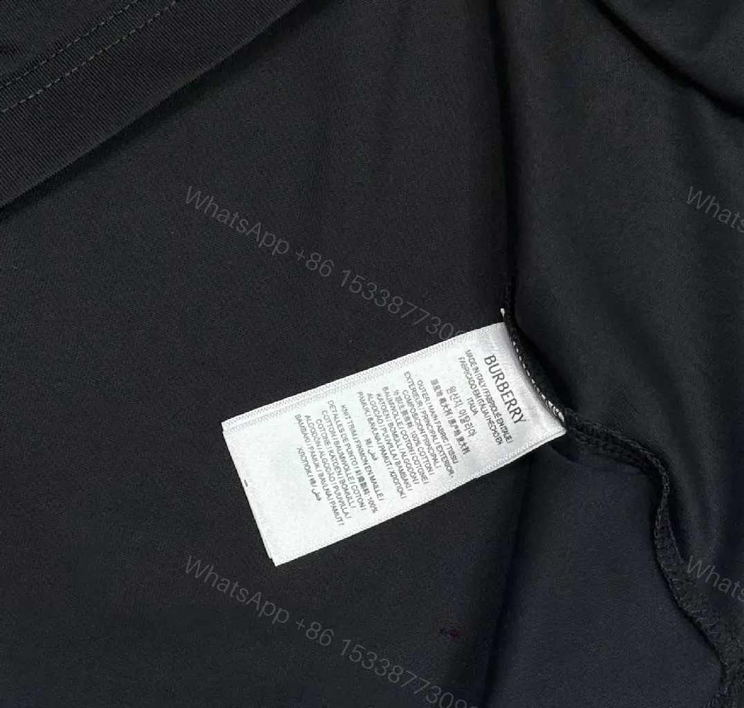 View 3 of Midnight Cotton Logo Tee: Subtle Luxury, Premium Comfort