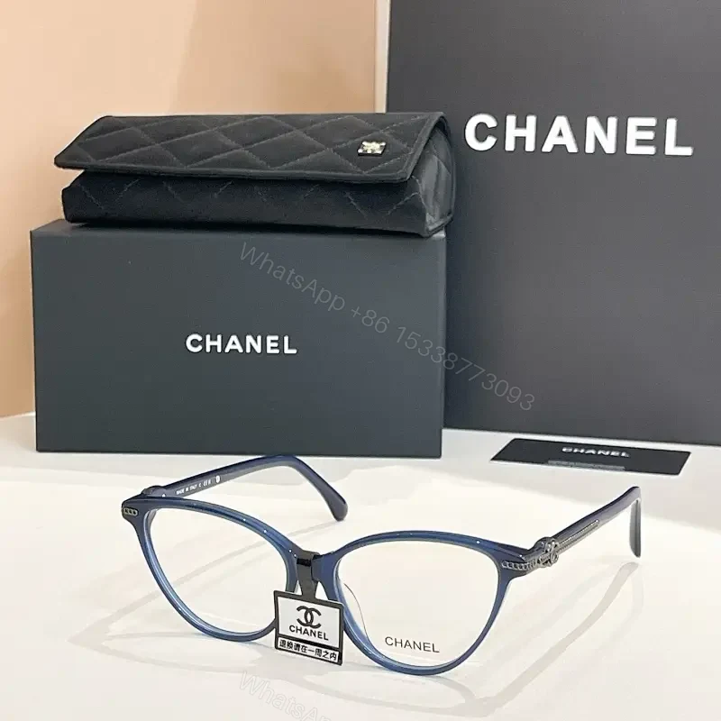 Blue Translucent Acetate Round-Square Eyewear: All-Day Comfort — view 1