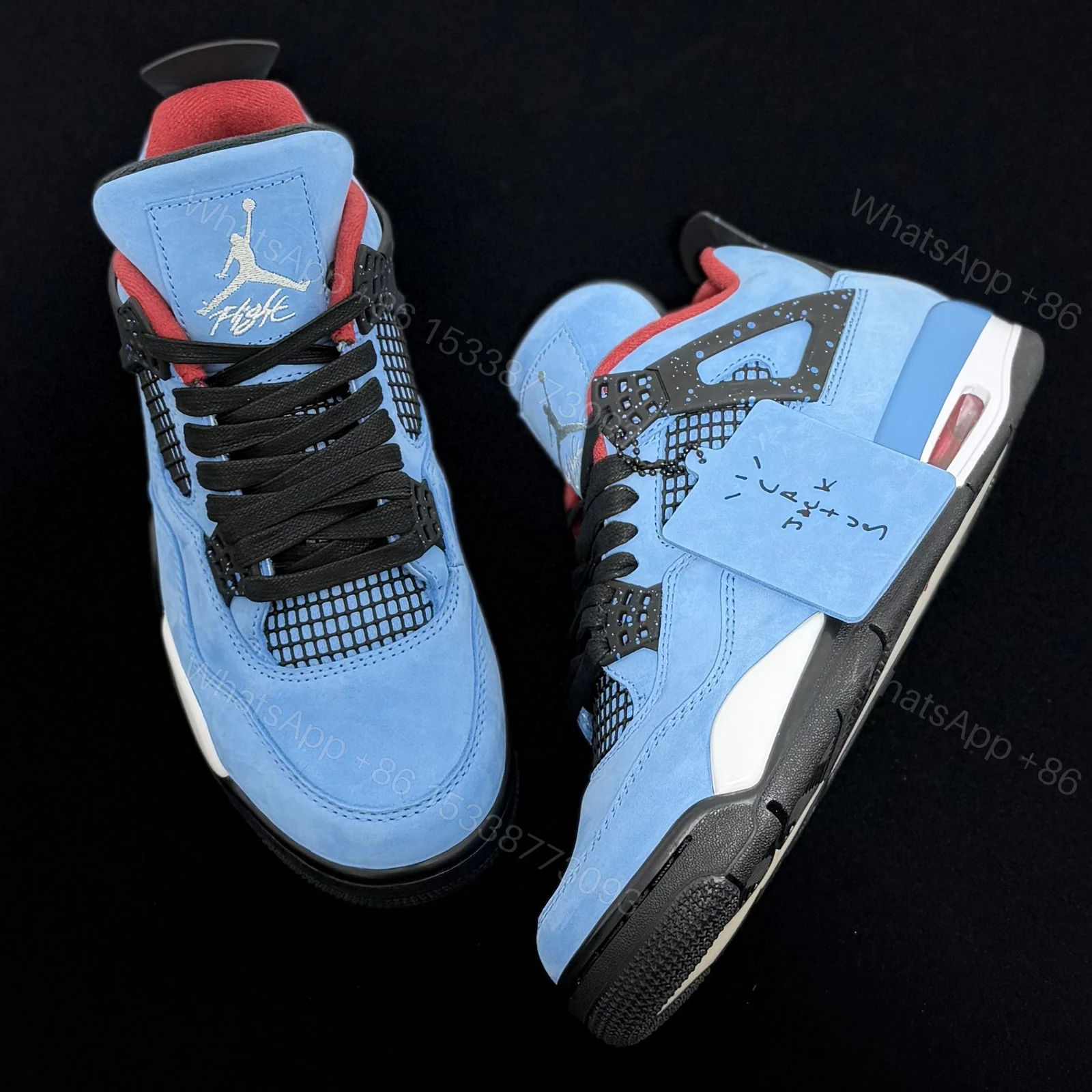 View 8 of Air Jordan 4 Retro Travis Scott Cactus Jack Reps