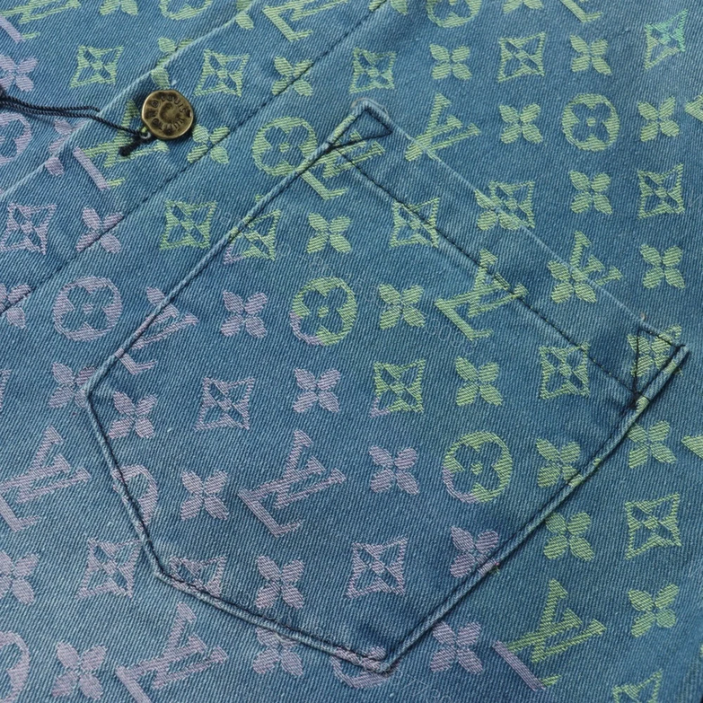 View 8 of 高仿LV*SS23系列1AB92X彩色提花牛仔套裝