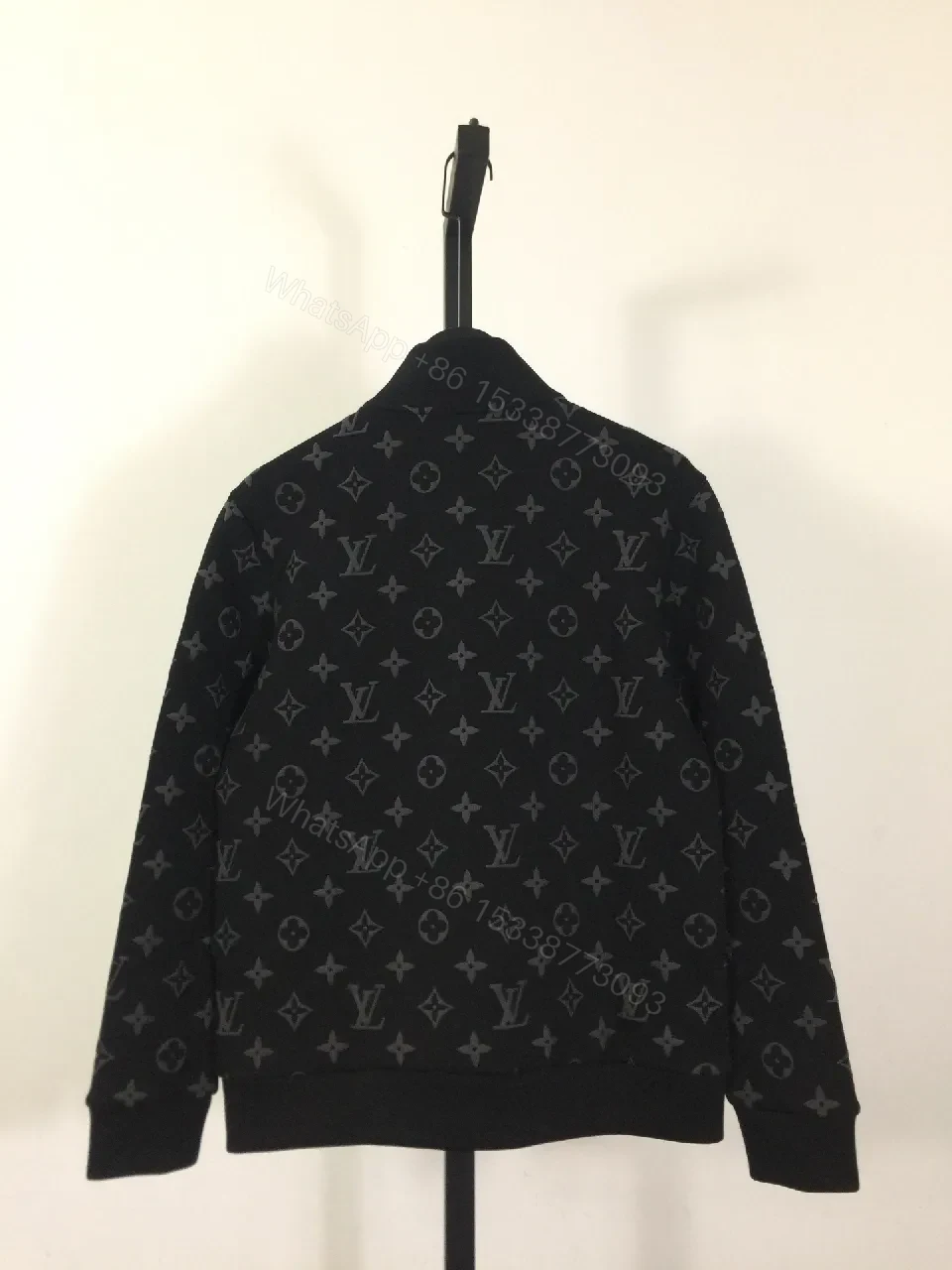View 7 of Monogrammed Classic Zip Jacket: Timeless Luxury Everyday Wear