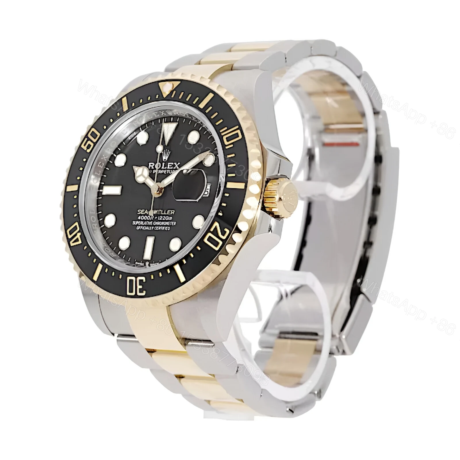 View 2 of Rolex Sea-Dweller In Two-Tone ‘Rolesor’ Steel And Yellow Gold Replica