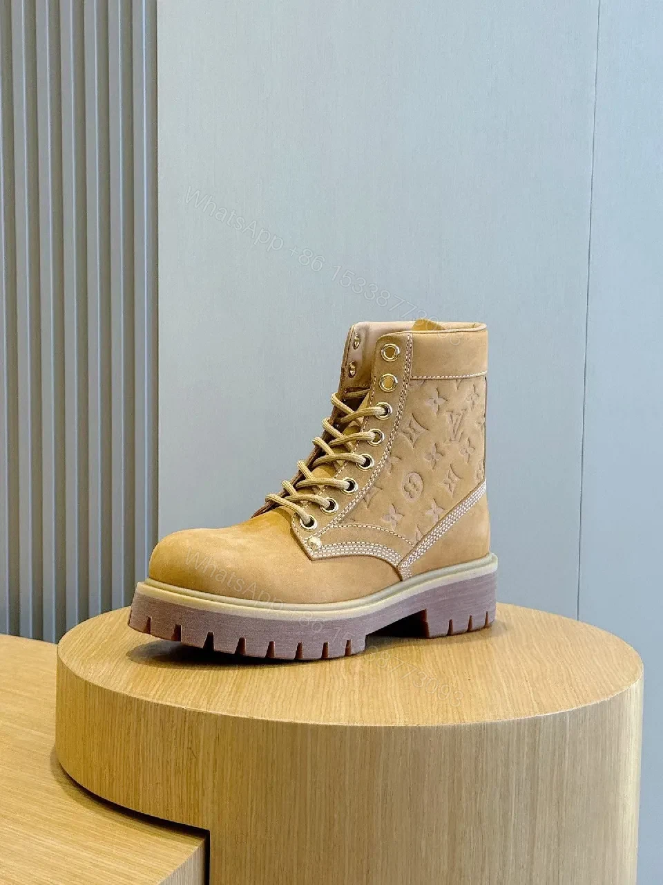 View 7 of Textured Leather Boots: Rugged Comfort, All-Day Style