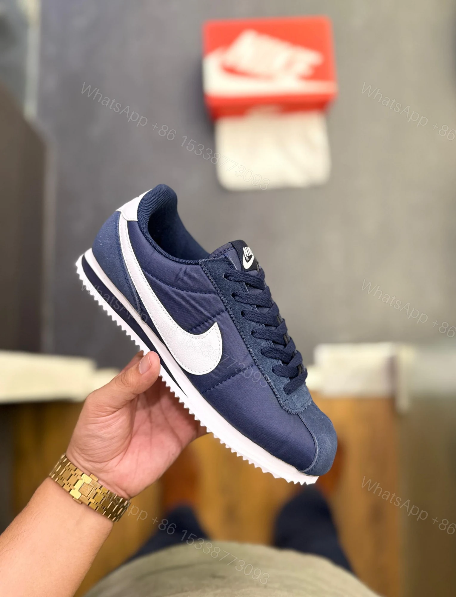 First Copy Nike Cortez Nylon Navy — view 1