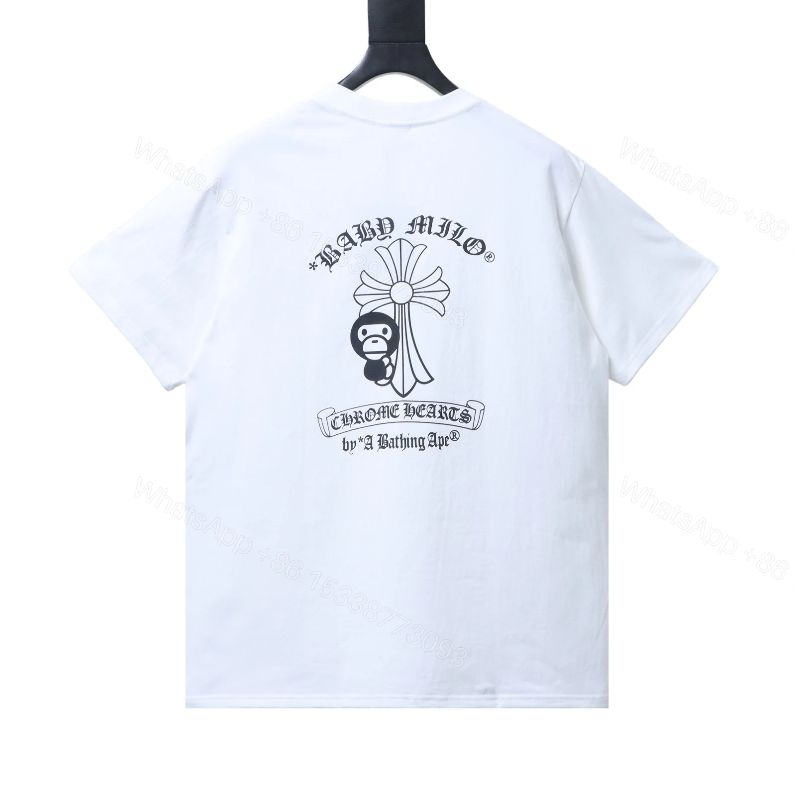Bape x Chrome Hearts Baby Milo T-shirt white — view 2