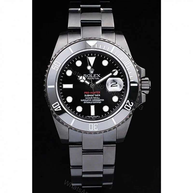 View 2 of Superclone Rolex Submariner Black Dial PRHUNTERPRO
