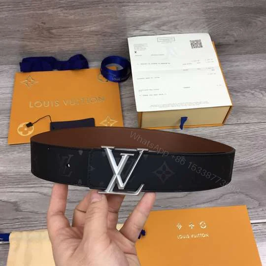 View 2 of LOUIS VUITTON LV PYRAMIDE 40MM REVERSIBLE BELT – B137