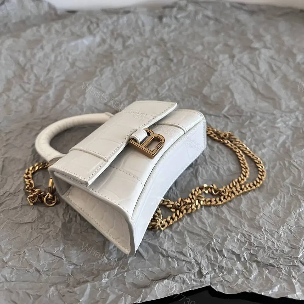 View 5 of 高仿Balenciaga*Nano系列迷你沙漏包白色