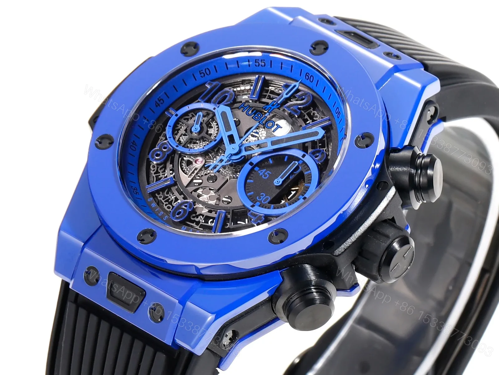 View 5 of TW Factory Hublot Big Bang Blue Ceramic Watch