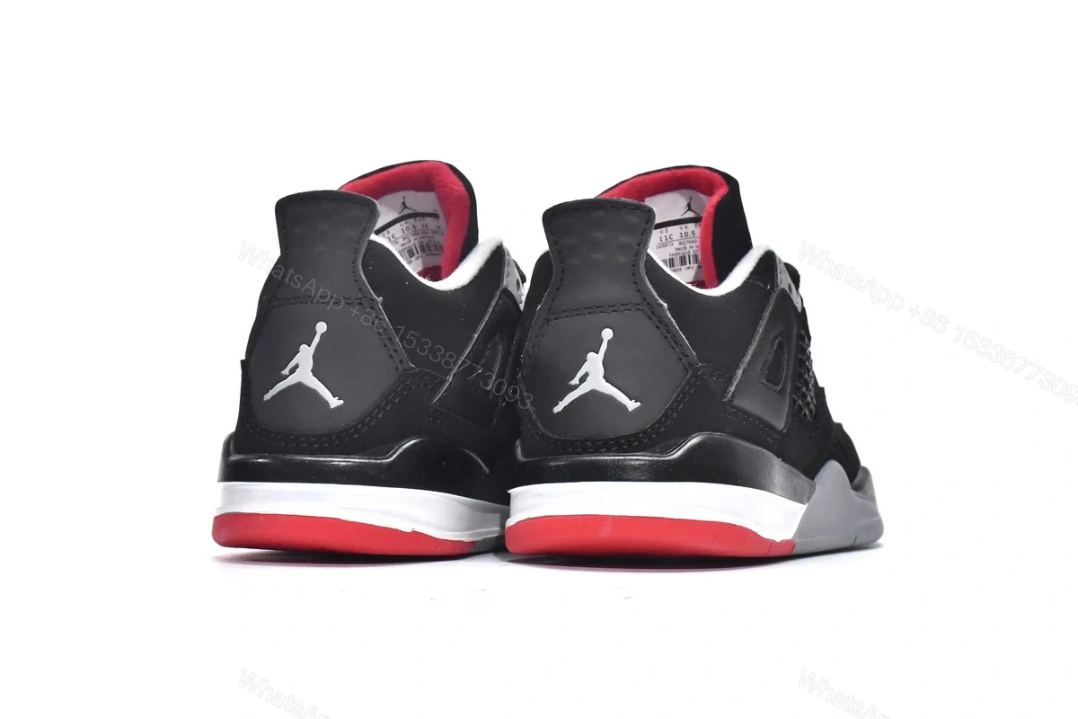 View 2 of Jordan 4 Kids Shoes Retro Bred (2019) BQ7660-060