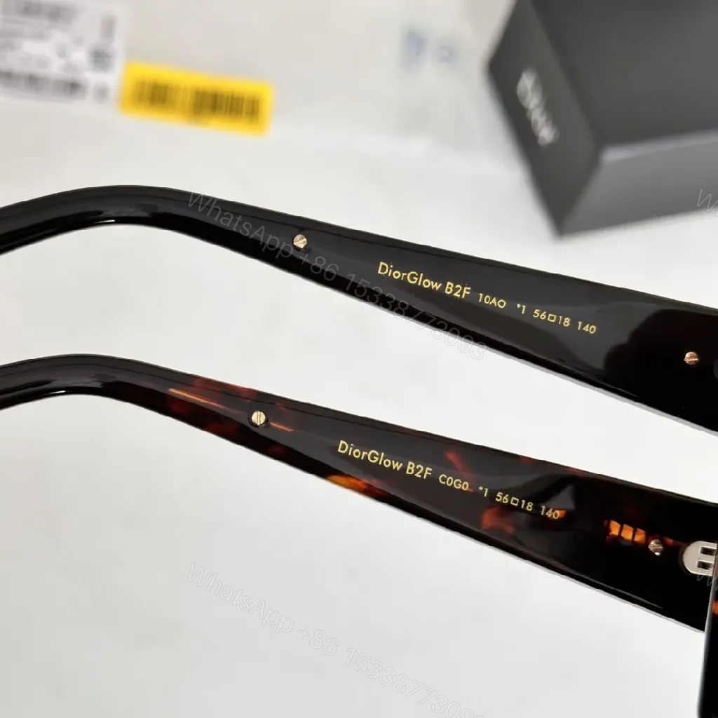 View 9 of Monogram Accent Polarized Sunglasses in Black Gold