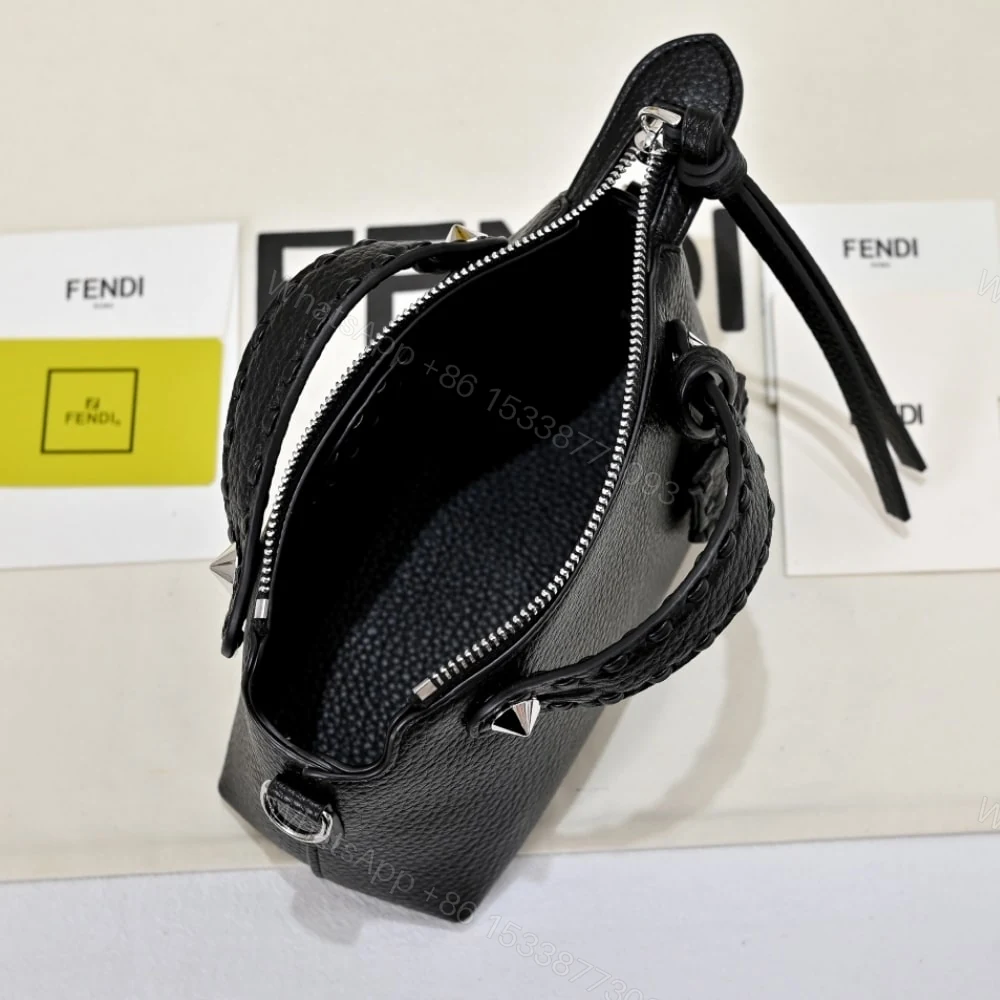 View 5 of FENDI BY THE WAY SELLERIA MEDIUM BLACK 20CM 8BL155ASU2F0GXN