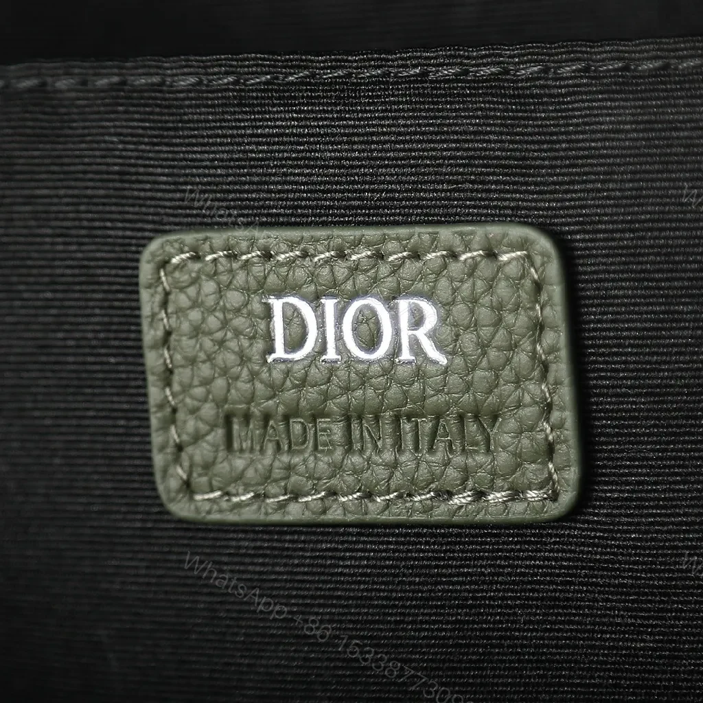 View 4 of Olive Monogram Backpack: Premium Canvas, Compact Design, All-Day Comfort