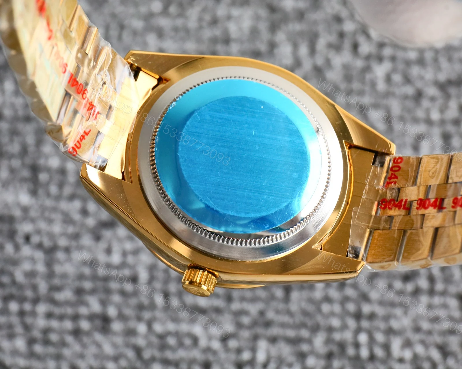 View 3 of Rolex Datejust Roman Numeral Dial Gold In Green 41Mm