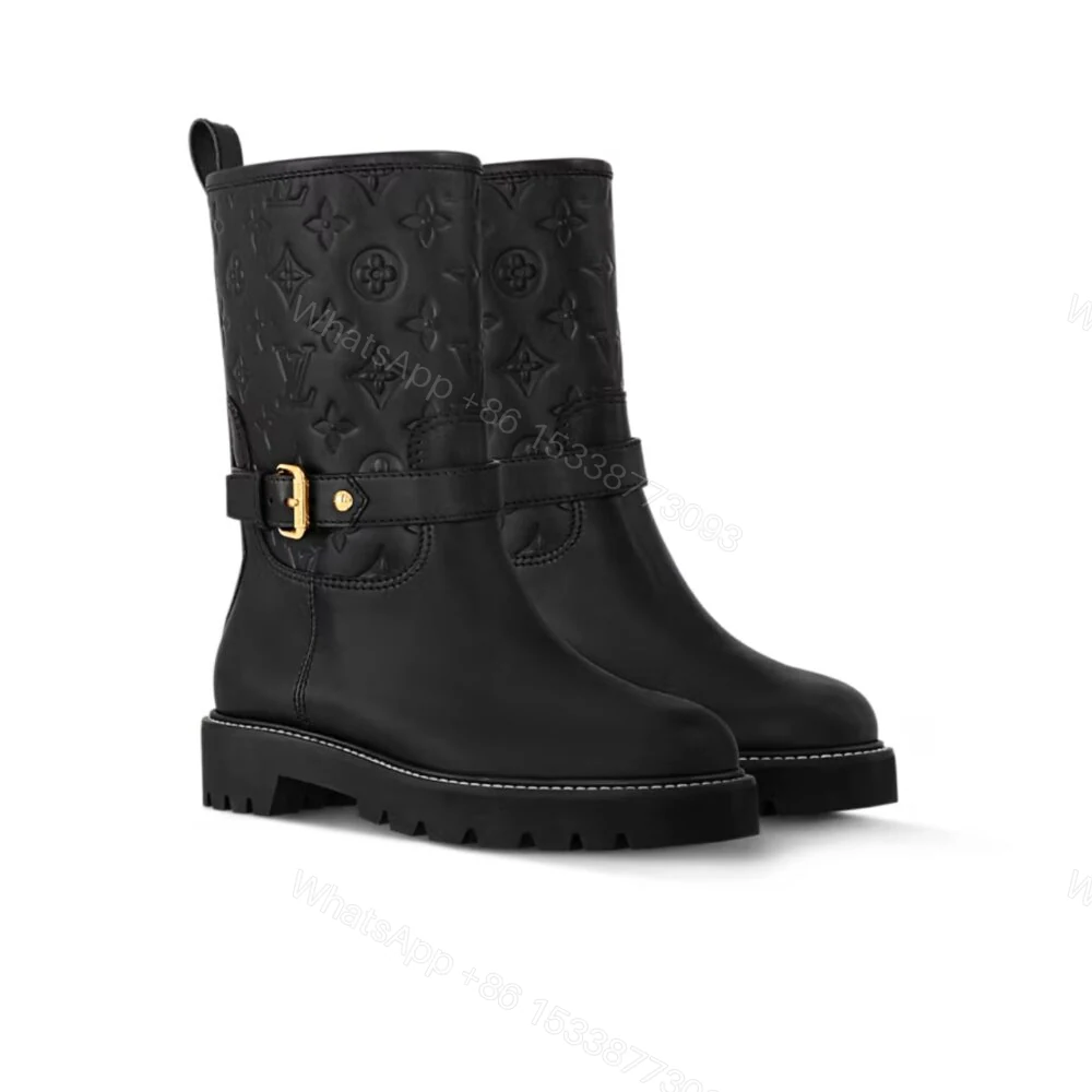 View 8 of LOUIS VUITTON TERRITORY FLAT ANKLE BOOT BLACK 1ADCQ1