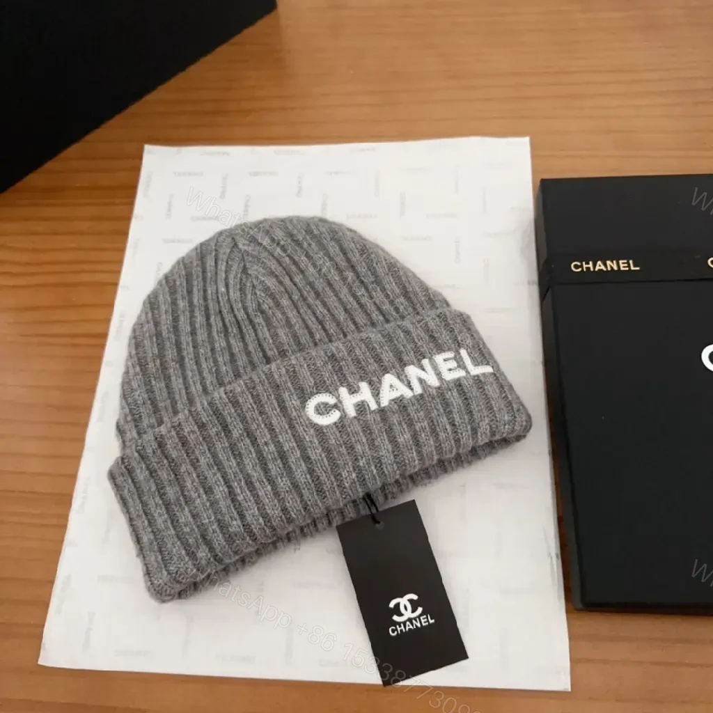 View 9 of Chunky Rib Knit Beanie — Soft Luxury, Subtle Branding, Everyday Warmth
