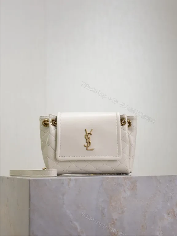 Ivory Quilted Lambskin Mini Bag: Luxe Everyday Charm — view 1