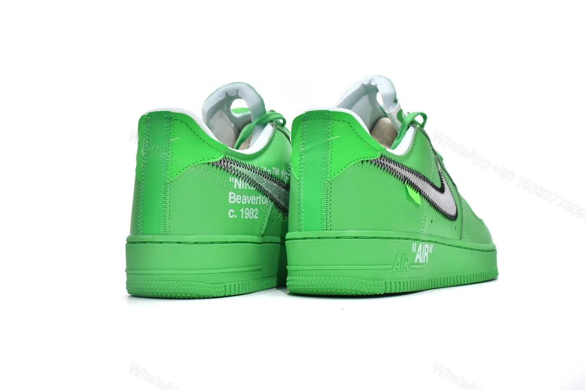 View 3 of OFF White X Air Force 1 Low Green DX1419-300