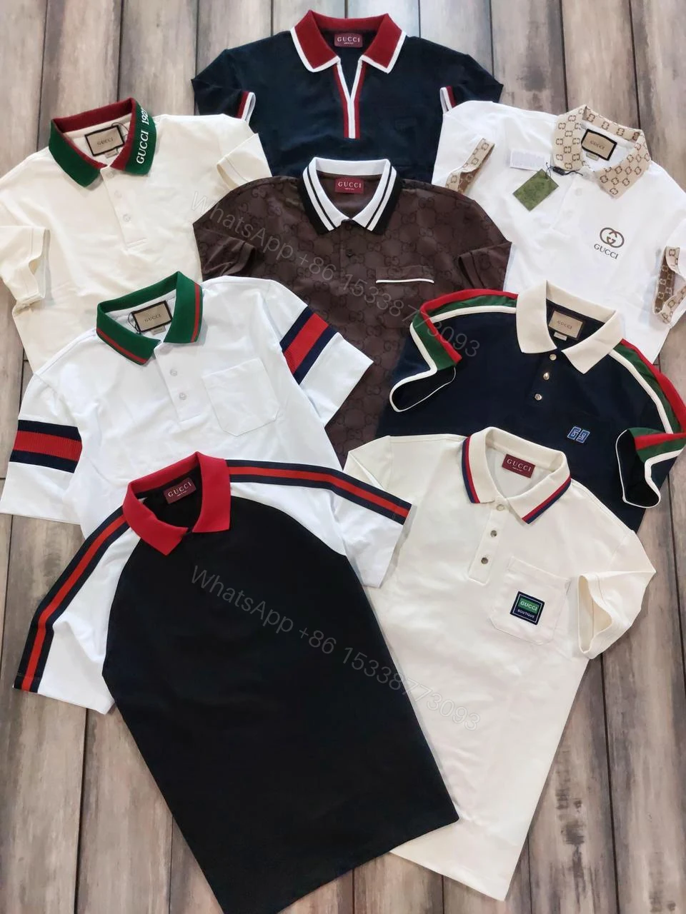 View 29 of Gucci Half Sleeve Polo Tees First Copy | Imported AAA+ Exclusive Replica