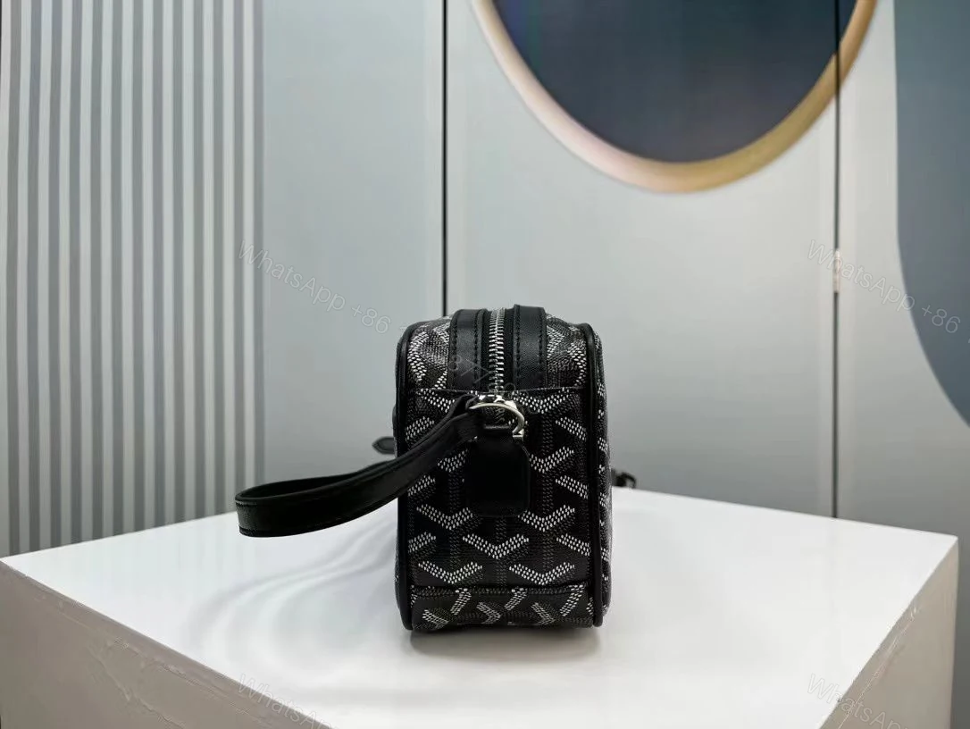 View 3 of GOYARD CAP VERT CROSSBODY GOYARDINE BLACK 23CM