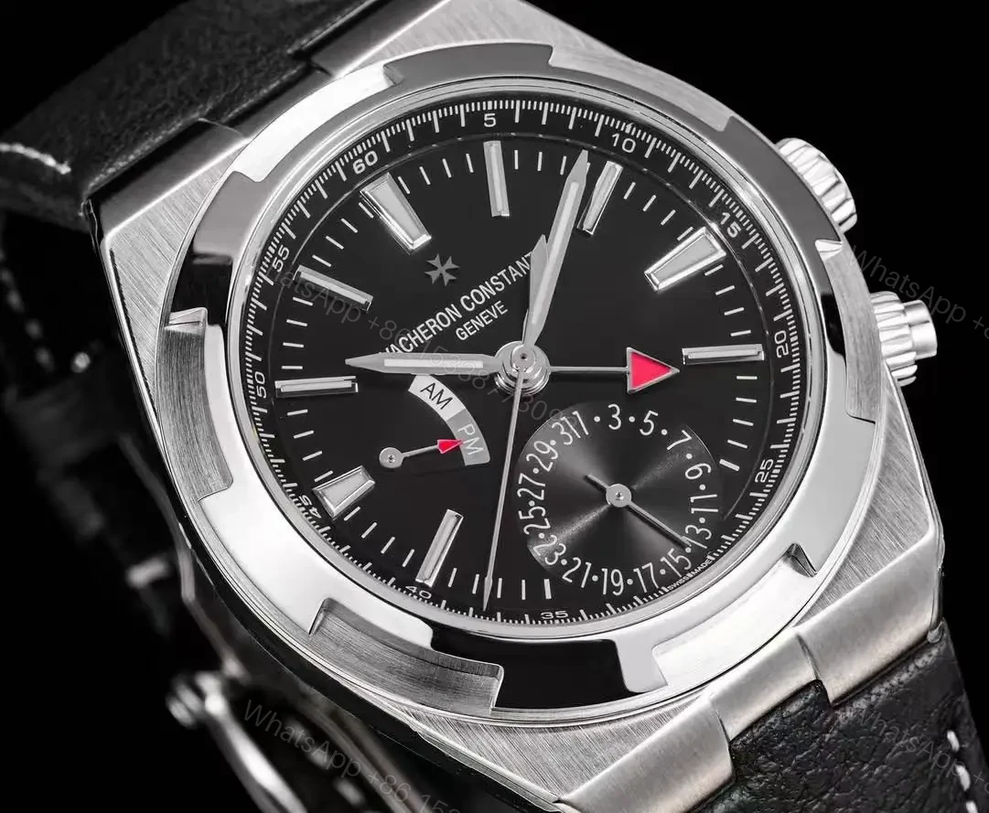 View 3 of Replica vacheron constantin Overseas dual time 41 mm Stainless steel