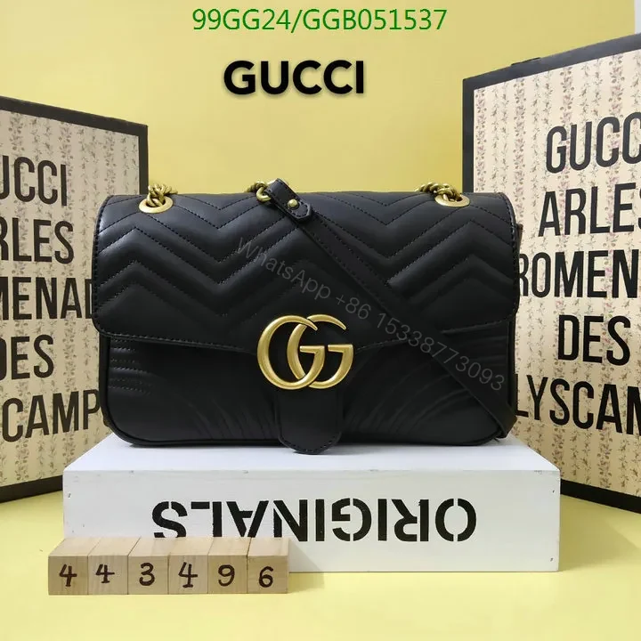 View 5 of Medium Gucci GG Marmont Shoulder Bag in Whitewith Gold Hardware 543219