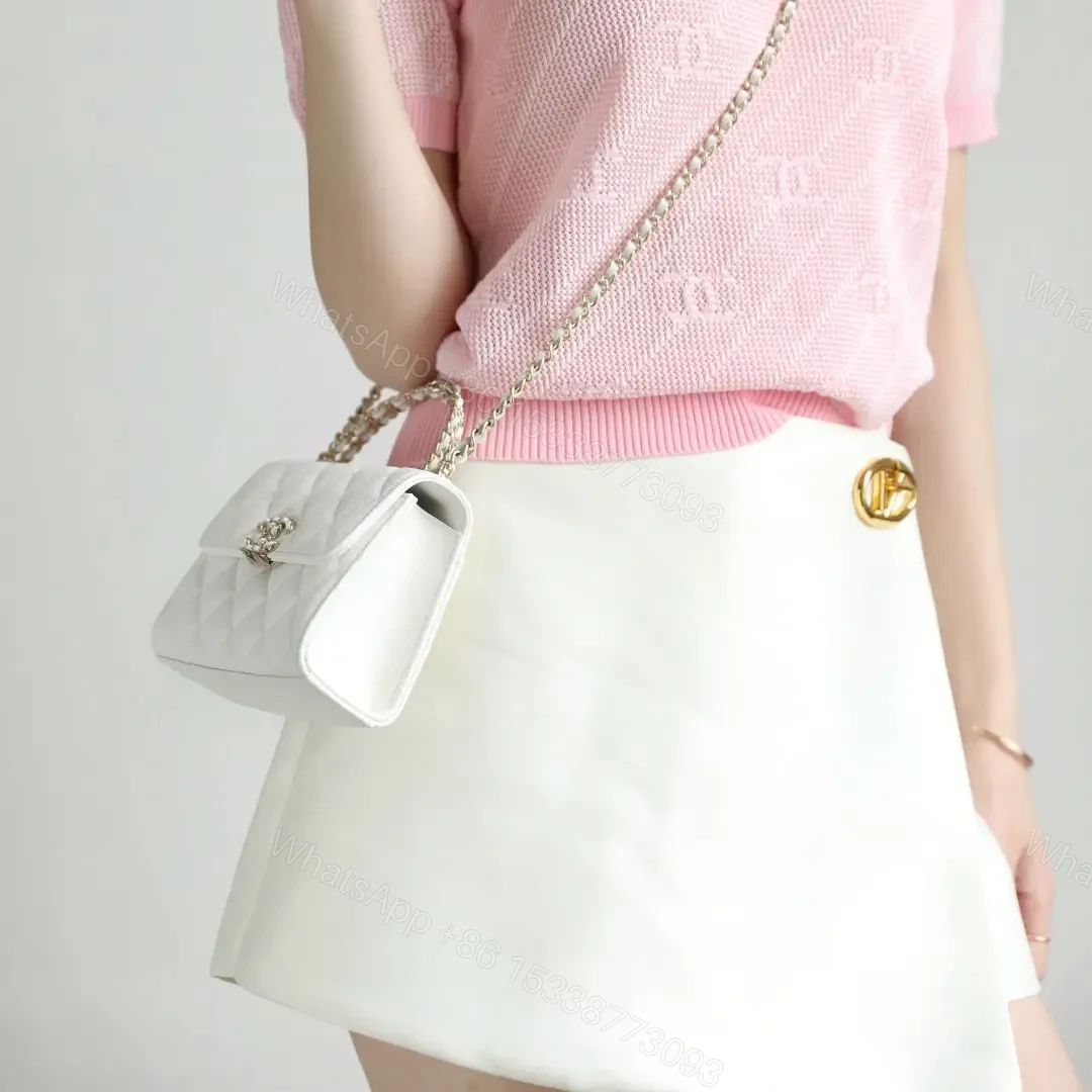 View 22 of 高仿Chanel*23P系列AP3237豎版Kelly手袋白色免檢版