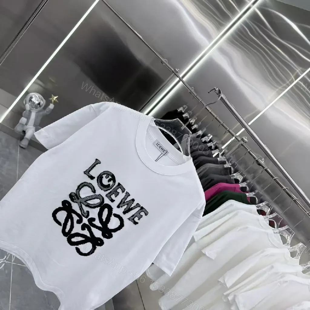 View 5 of Luxe Graphic Logo Tee – Elevated Statement Top