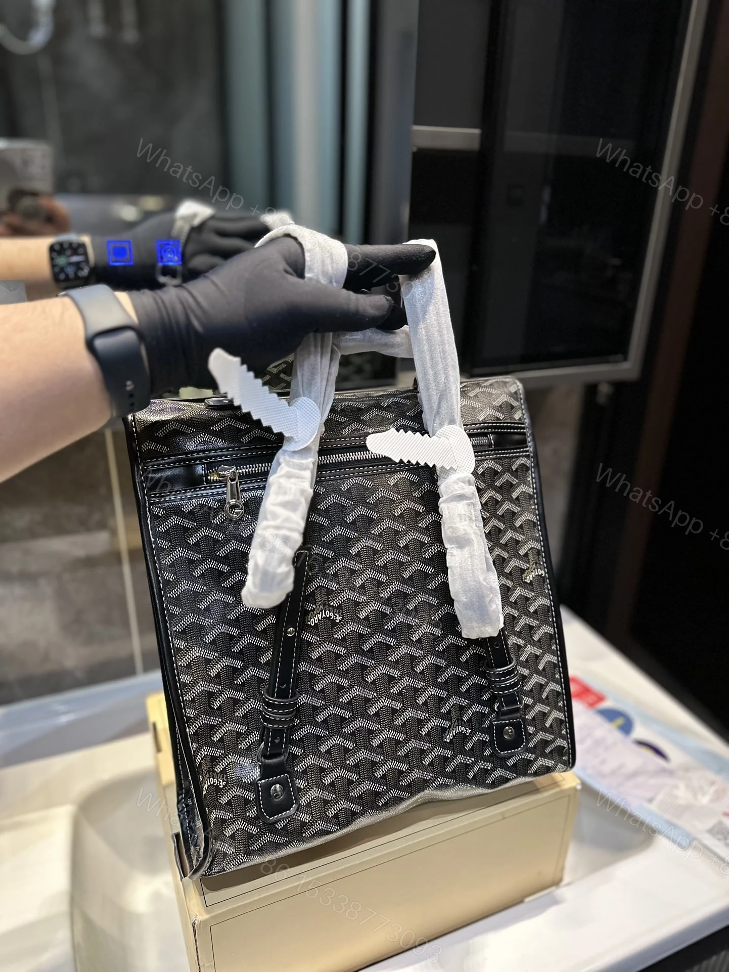 View 4 of GOYARD SAINT L?GER BACKPACK BLACK 36CM STLEGEMMLTY01CG01P
