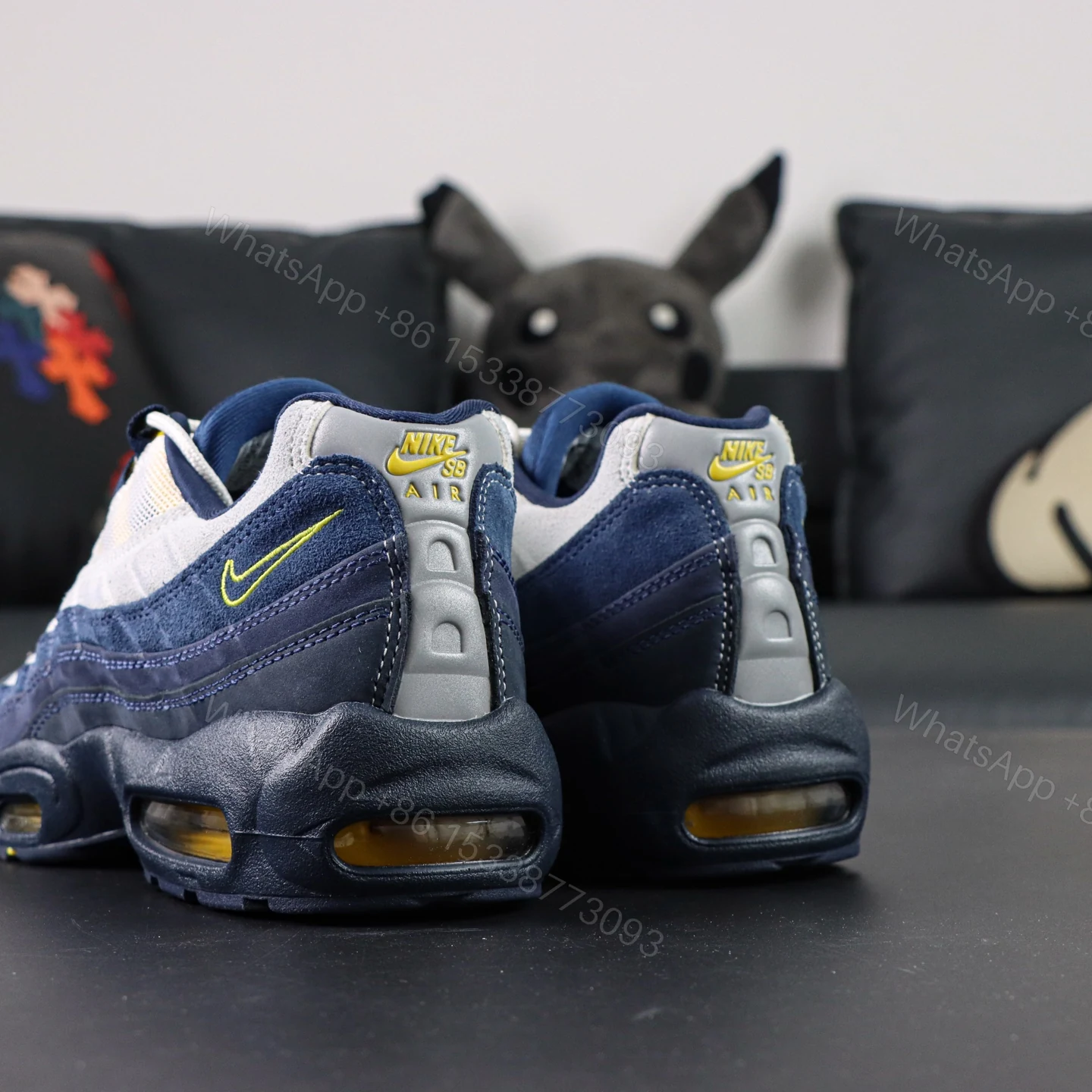 View 6 of Eric Koston x Nike Air Max 95 Obsidian and Speed Yellow